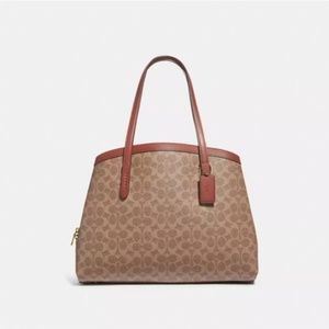 COACH Signature Charlie Carryall Tote Bag